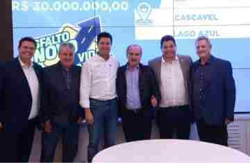 Fim da poeira: Estado confirma R$ 30 milhões para asfaltar 100% do Lago Azul em Cascavel